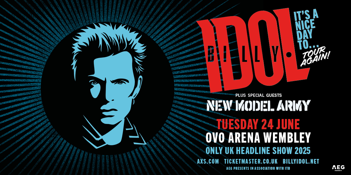 BILLY IDOL Announces Wembley Arena Show!